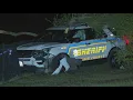 Harris County deputy crashes during high-speed chase