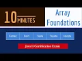 Tricky concepts of Array basics for Java Certification Exam 1z0-819