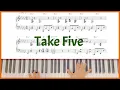 Take Five Dave Brubeck - Jazz solo piano meter
