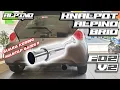 Knalpot Alpino F02 v2 Honda Brio Suara Kering