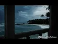 Rain, Thunder & Ocean Sounds | White Noise for Sleep or Studying | 10 Hours