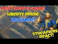 Streamers React FALLOUT 2x8 Liberty Prime Revealed Post credit scene