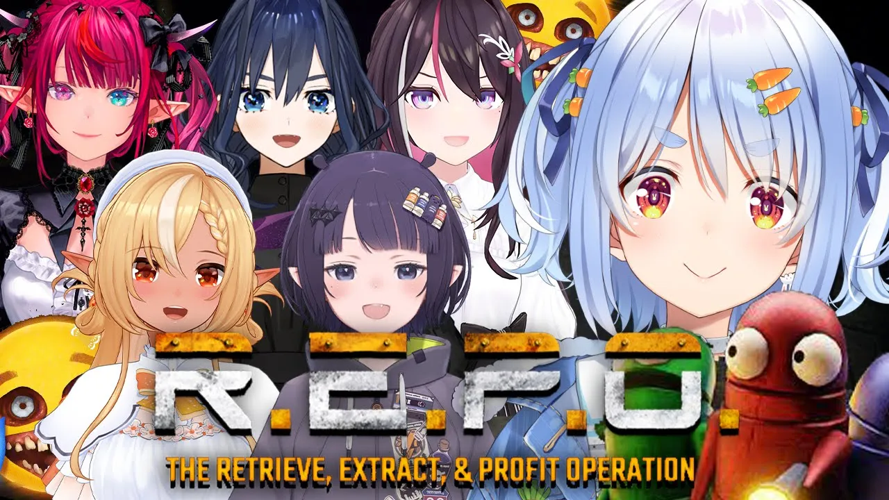 【R.E.P.O.】JP＆ENメンバーで「R.E.P.O」コラボ！ぺこ！【ホロライブ/兎田ぺこら】