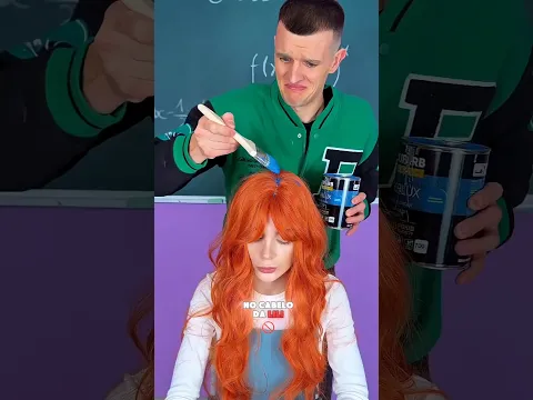 O Mistério do Cabelo Colorido da Lily! 😱✨🎨#shorts