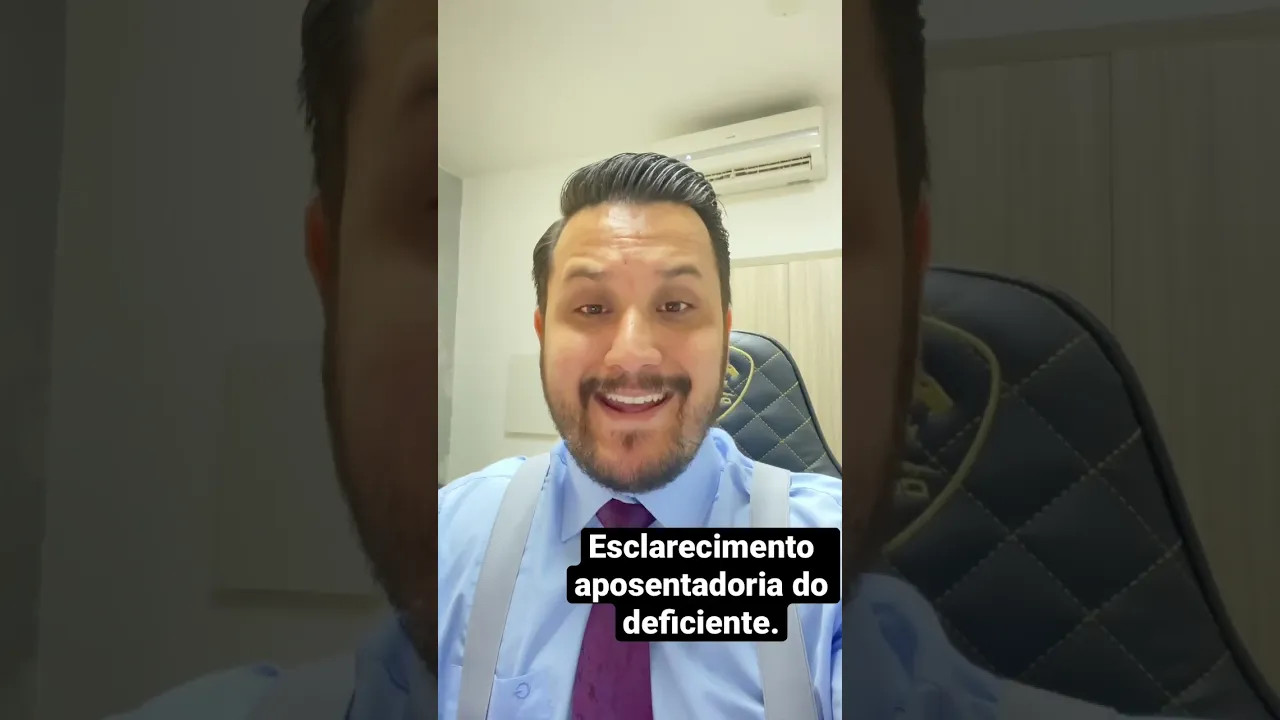 Esclarecimento APOSENTADORIA DO DEFICIENTE!!! #inss #brasil #aposentados