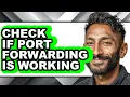 How to Check If Port Forwarding Is Working easy Method
