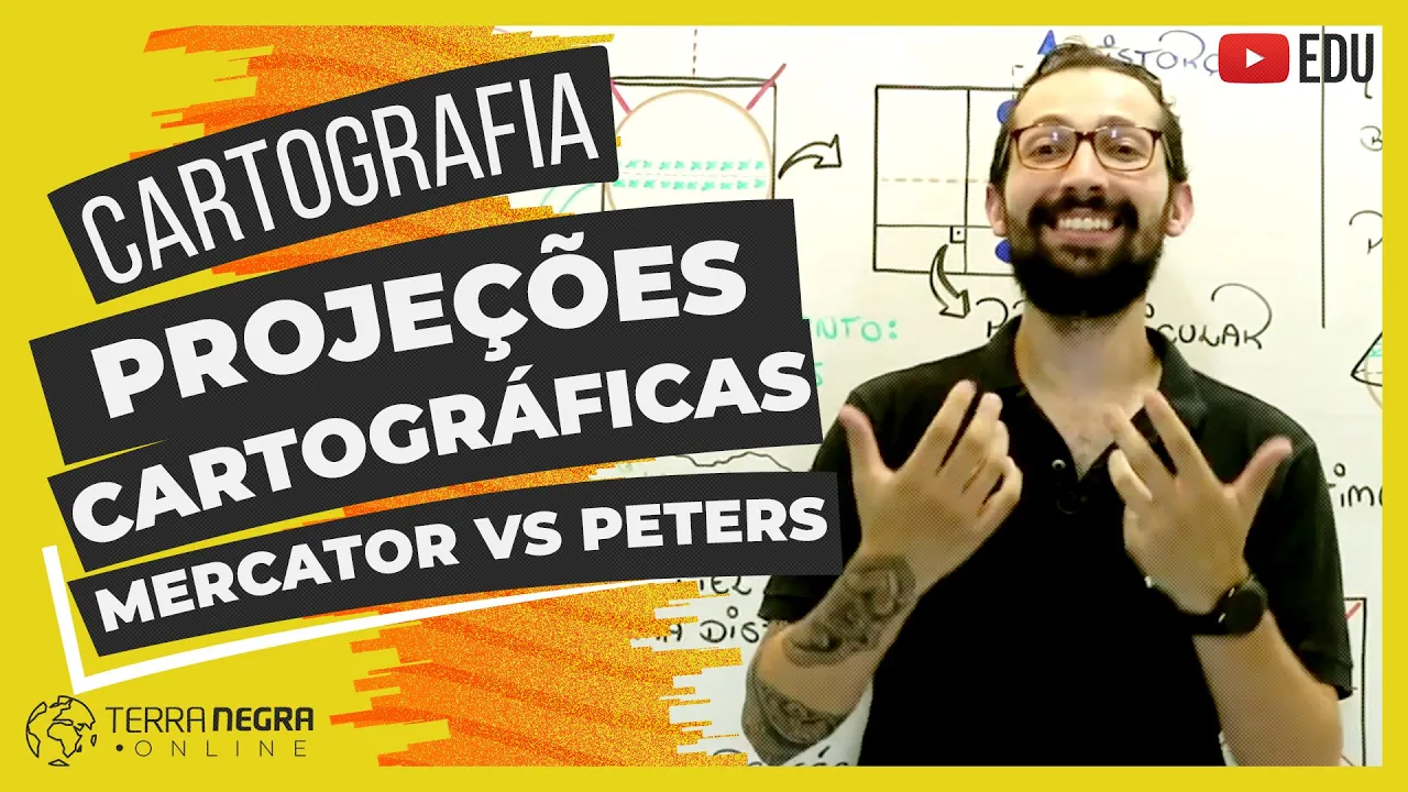 Projeções Cartográficas: Mercator vs Peters | Cartografia