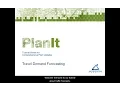 PlanIt Travel Demand Forecasting Tutorial