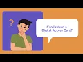 Can I return a Digital Access Card