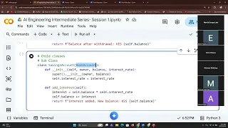 Advanced Python Concepts Session 3