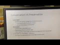 EVR 1001 Chapter 3 Conservation VS Preservation