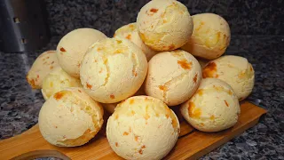 PÃO DE QUEIJO COM FUBÁ - NÃO MURCHA FÁCIL e RÁPIDO