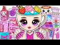 Download Lagu 🎀Paper DIY🎀 Bridal ESPRESSONA NEEDS Skincare + Makeup + Nails + Outfit 👰☕ Unboxing ASMR | Hana Paper