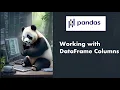 03 Python Pandas Tutorial Data Cleaning - Working with columns of Pandas Data Frame