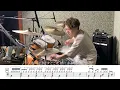 【Mrs. GREEN APPLE】breakfast-叩いてみた【ドラム楽譜あり】【Drum Cover】
