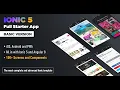 Ionic 5 Full Starter App - Ionic Premium Template and PWA