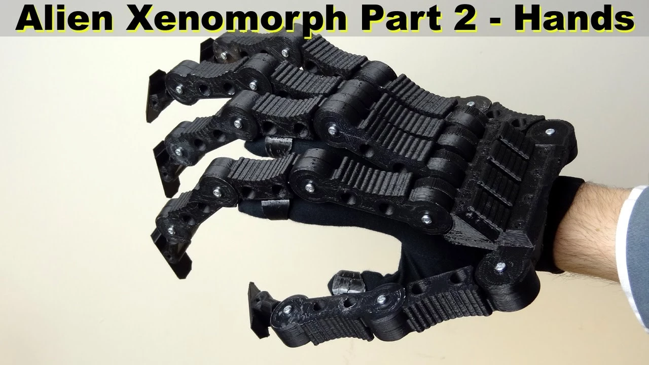 Alien Xenomorph Cosplay #2 | 3D-Printing the Hands | James Bruton