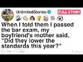 I passed the exam my boyfriend s mother said Did they lower the standards this year FULL STORY