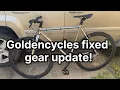 Goldencycles Fixie Bicycle Update