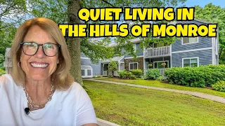 Touring a 1-Bedroom Condo in Monroe CT Garage Pool Pickleball