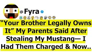 “Your Brother Legally Owns It” My Parents Said After Stealing My Mustang— I Had Them Charged & Now..