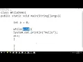 4 While Loop in Java
