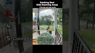 Funniest Kids Running Away From Home 