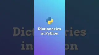Dictionaries in Python - Beginner Python Ep 6