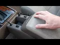 Modded Center Console in Lexus LX450 Adding 12v USB Cup Holders 80 Series Toyota Land Cruiser