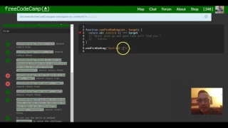 Confirm the Ending freeCodeCamp review Basic Algorithm Scripting