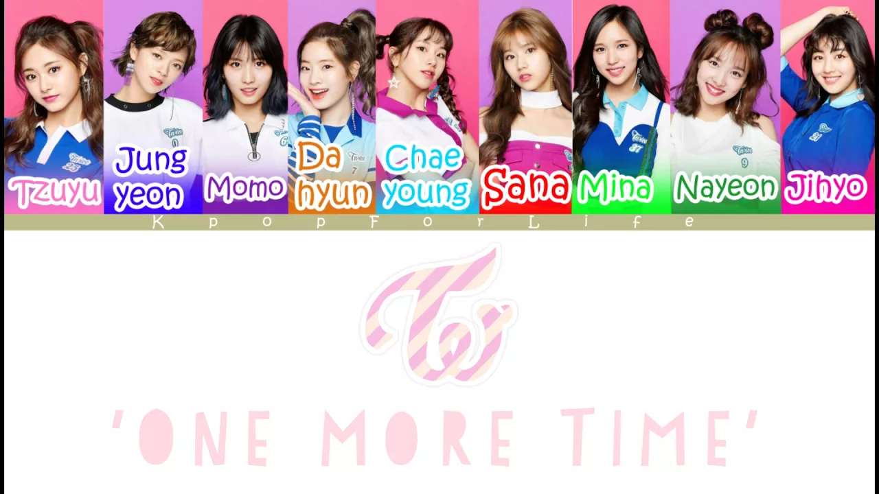 TWICE 'One More Time' Color Coded Lyrics TWICE 'One More Time' Color Coded Lyrics