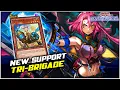 NEW Kitt Card Tri-Brigade Deck ft NEW Support Tri-Brigade Arms Mouser Yu-Gi-Oh Master Duel