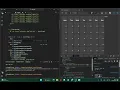 ASMR Coding - Python JavaScript calendar
