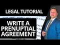 How to Write a Prenuptial Agreement Legal Tutorial 2026