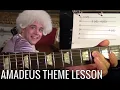 Download Lagu MOZART - Amadeus (1984) Intro Theme - Guitar Lesson