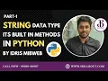 Python String DataType and it s Built-in Functions part-1 by Idris Mibweb SkillBout