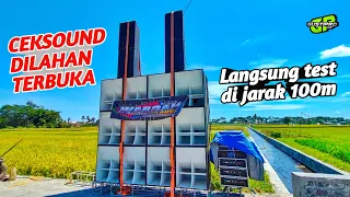 Download WARDAH ceksound dilahan terbuka langsung test di jarak 100m MP3