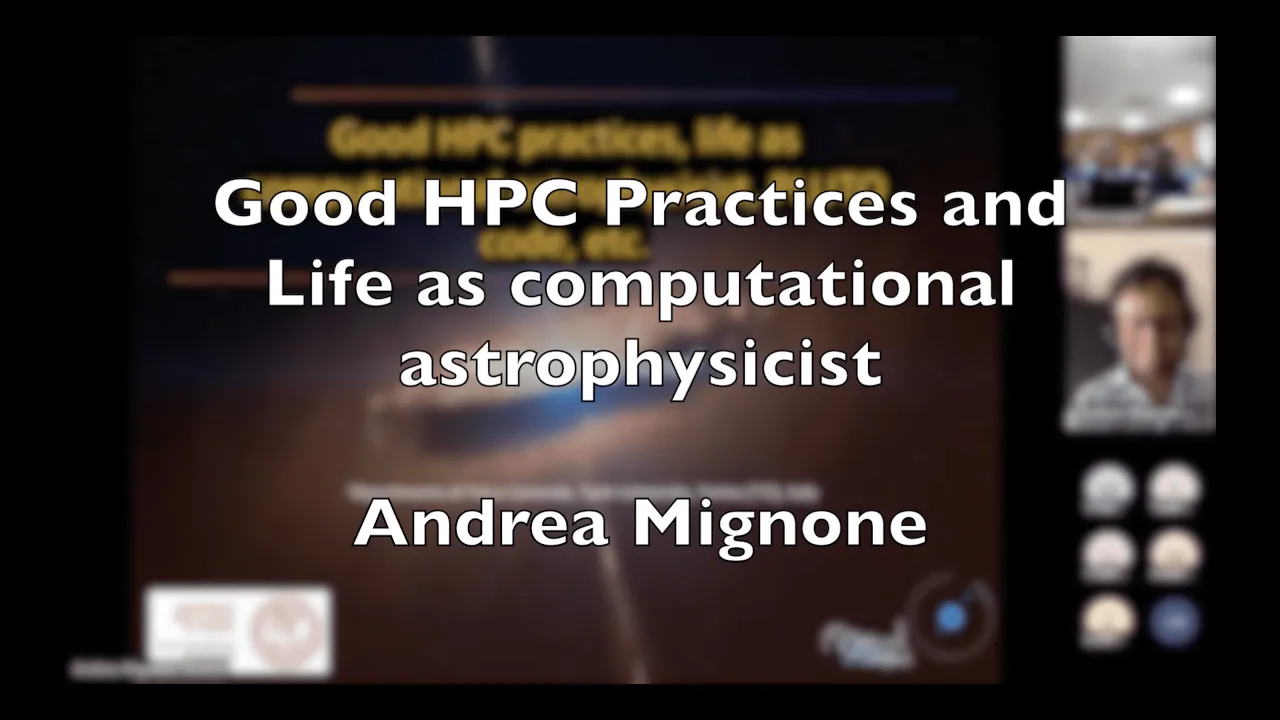 Computational Astrophysics, HPC, etc. by Andrea Mignone (Torino)