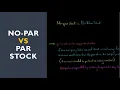 No-par vs Par Stock