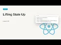 React JS Redux - Web development basic Series Lifting State Up