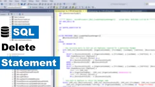 SQL DELETE STATEMENT SQL TUTORIAL BEGINNER SQL TUTORIAL SQL DELETE TUTORIAL
