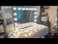 Hollywood Mirror with clear bulbs