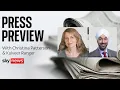 The Press - a first look at Sunday s newspapers