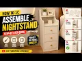 DIY Nightstand Assembly Easy Bedside Table Setup for Small Rooms Cabinet Assembly Tutorial