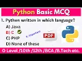 O level python language Practice set m3r5 Python mcq questions and answers python mcq online test