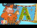 Alphabet Adventure on A Island Captain Seasalt And The ABC Pirates Educational Cartoon