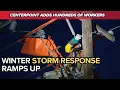 CenterPoint Ramps Up Crews Ahead of Winter Storm in Houston Power Outages Imminent