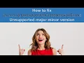 HOW TO FIX Java Lang UnsupportedClassVersionError Unsupported Major Minor Version