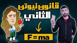 قانون نيوتن التاني Newton S Second Law فيزياء الحركه والقوة 