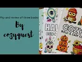 Flip and review of 3 bold and easy coloring books by cozyquest